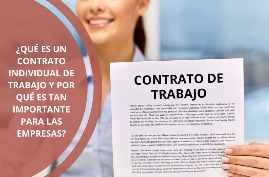 contrato individual de trabajo