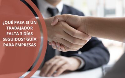 ¿Qué pasa si un trabajador falta 3 días seguidos? Guía para empresas